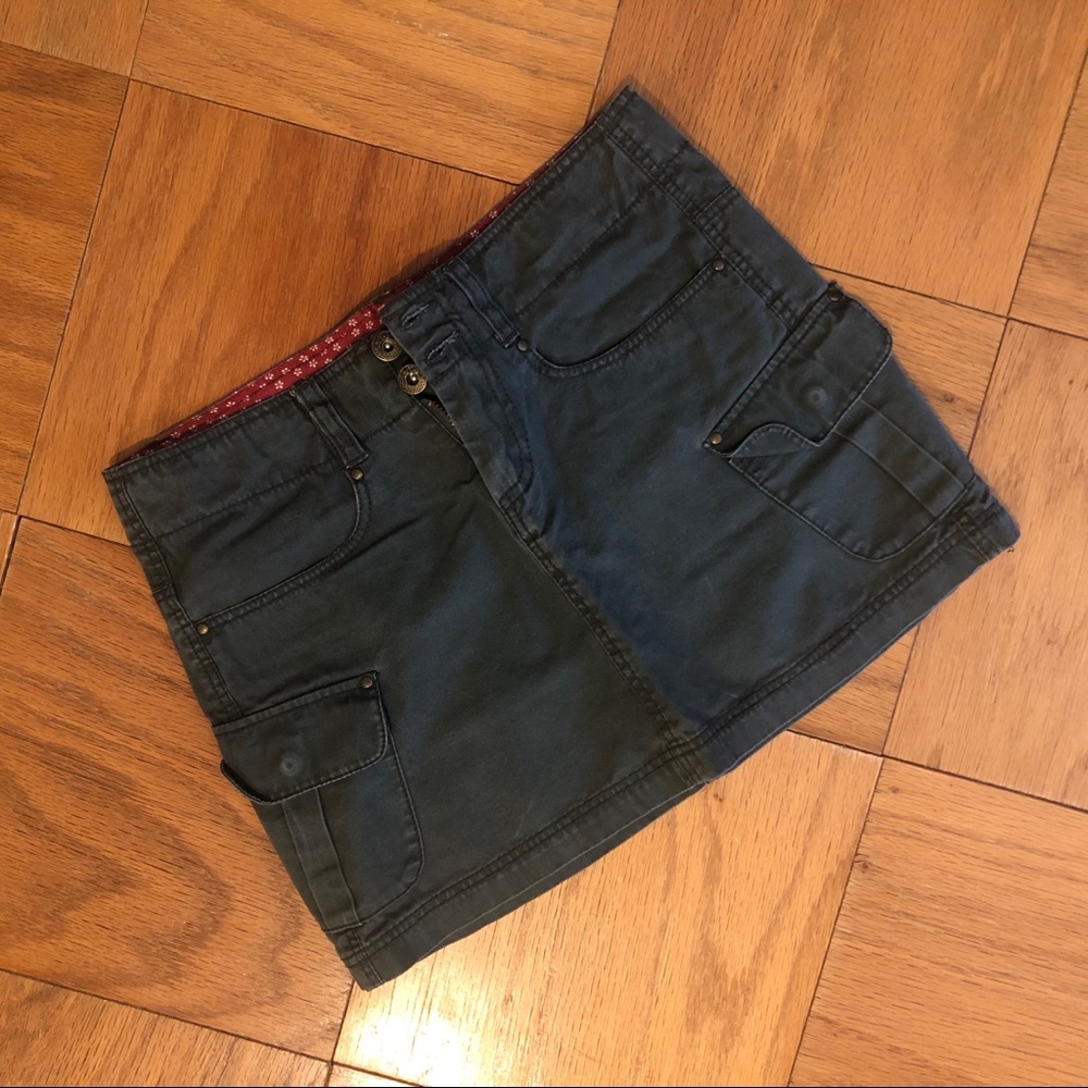 Zara kids military themed skirt